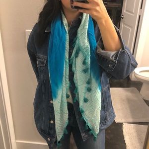 100% silk artisanal Eileen Fisher scarf